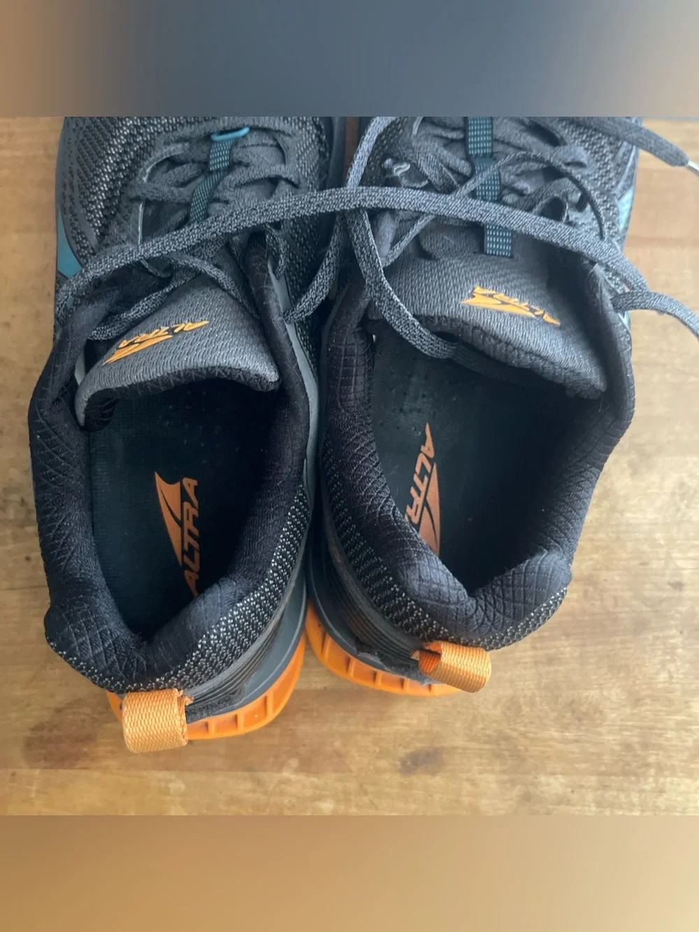 Altra Timp Men's Running Zero Drop Gray Orange Athletic Trail Sneakers Sz 12.5